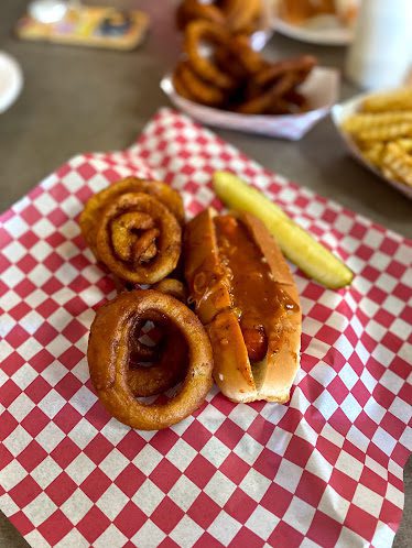Chris' Famous Hotdogs — Restaurant Food And Dining Photo