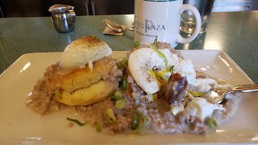 Café At The Plaza — Restaurant Food And Dining Photo