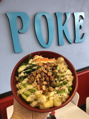 Grey Whale Poke Bowl — Restaurant Food And Dining Photo