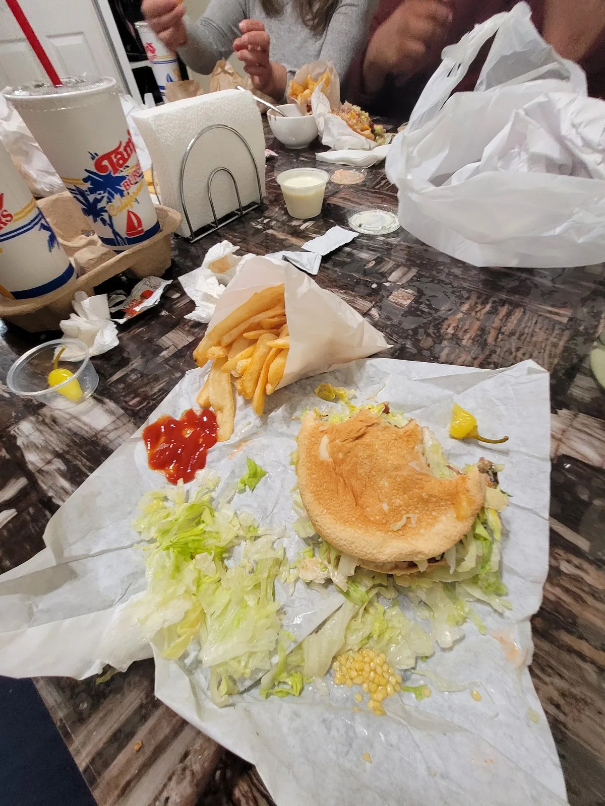 Tam's Burgers: Restaurant Food And Dining Photo