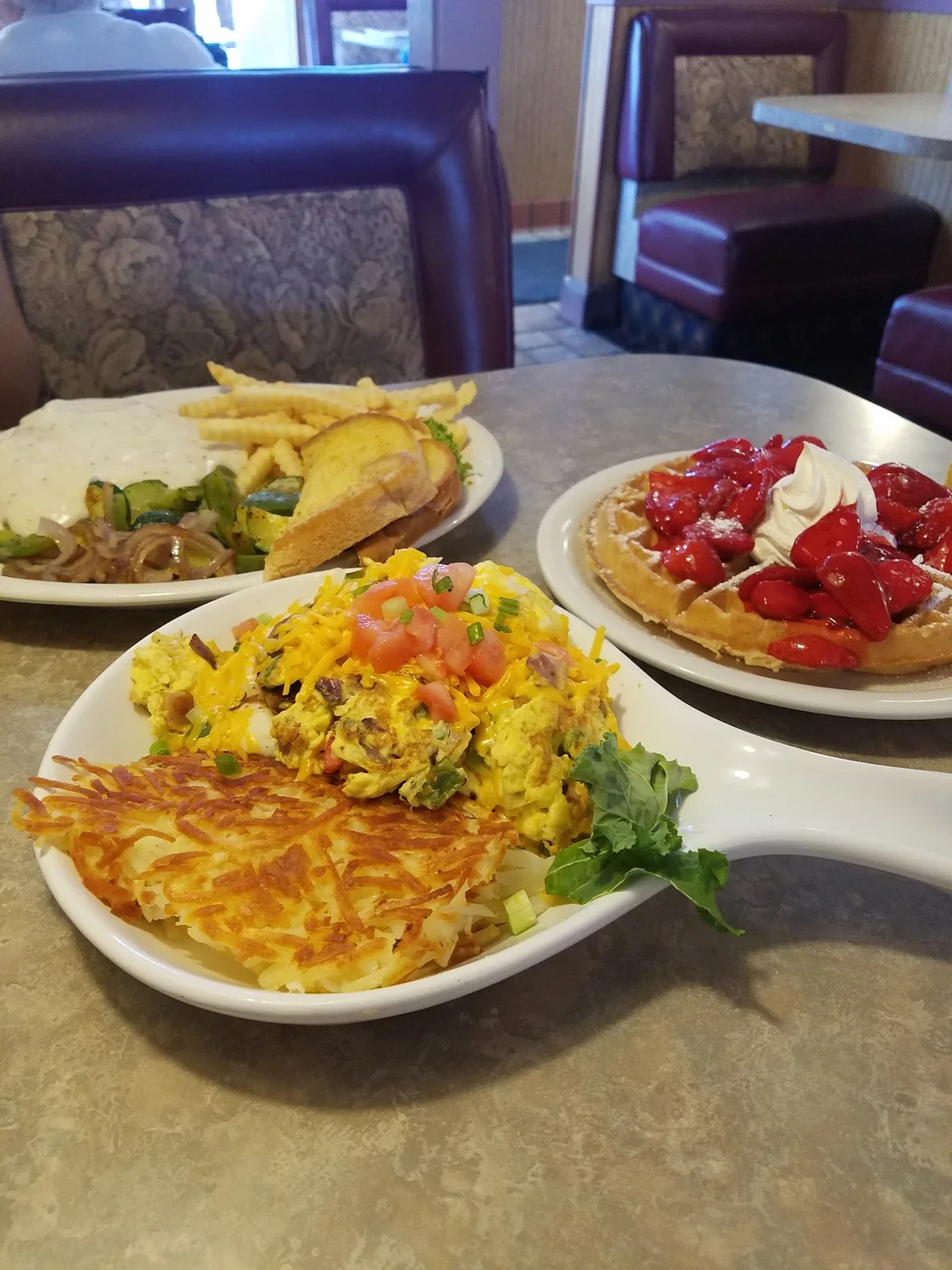 Country Waffles: Restaurant Food And Dining Photo