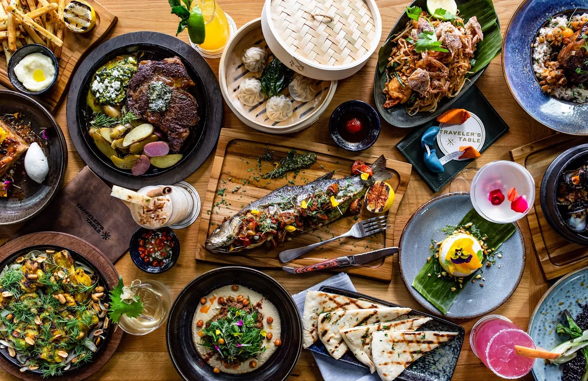 Traveler's Table: Restaurant Photograph