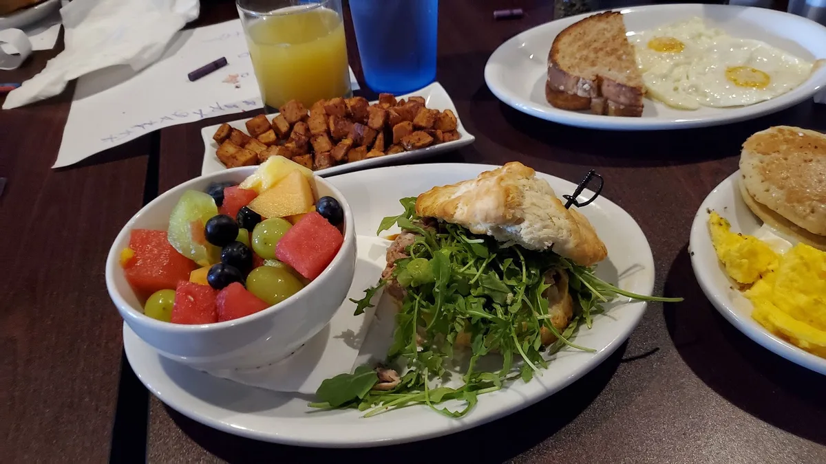 Eggs and Jam: Restaurant Photograph