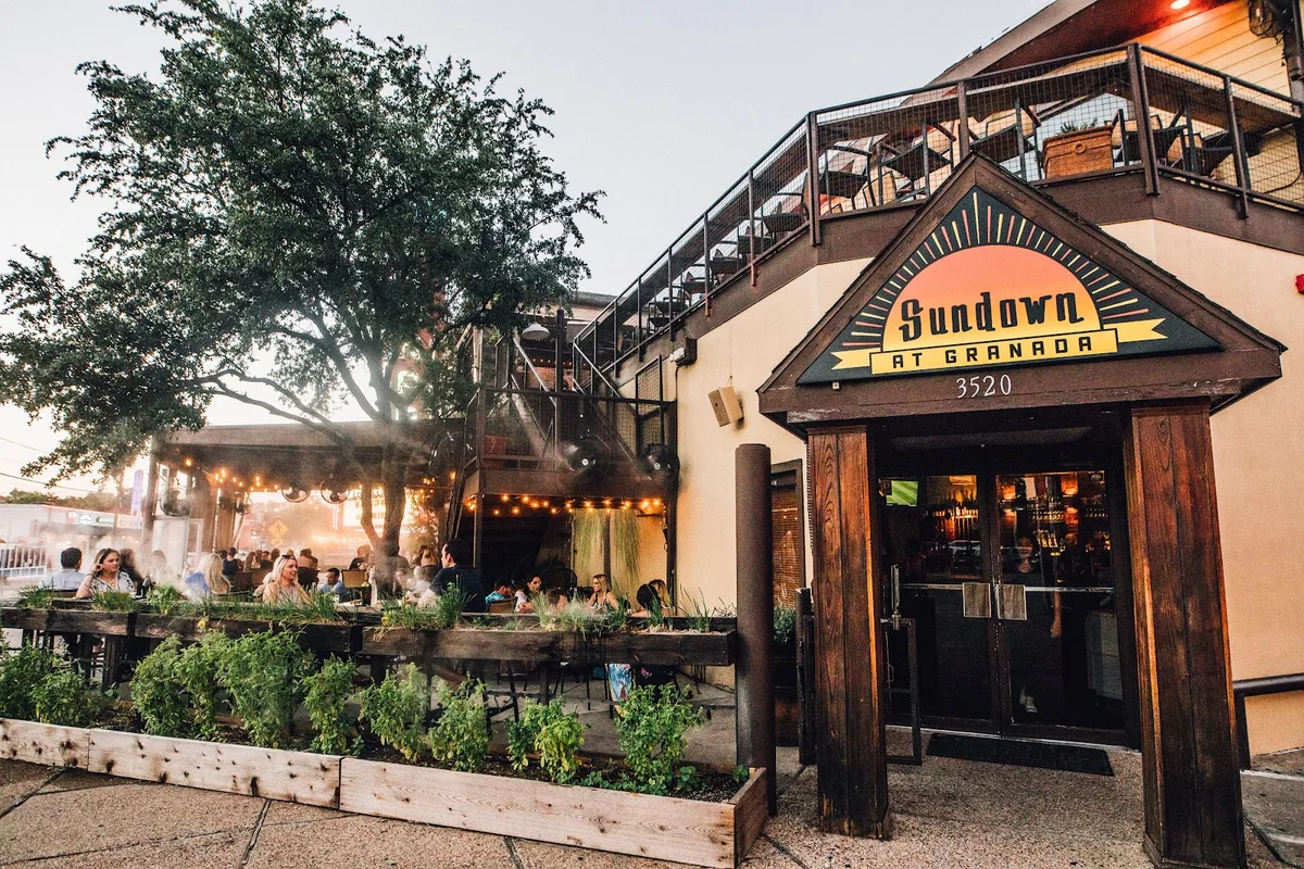 Sundown At Granada: Restaurant Photograph