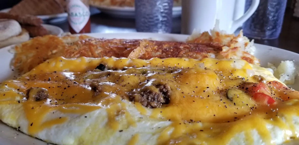 Waffles Plus: Restaurant Food And Dining Photo