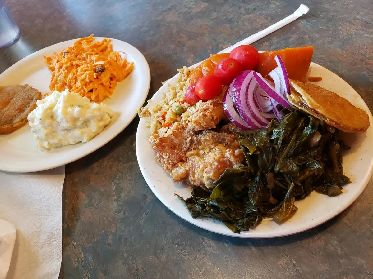 Fried Tomato Buffet: Restaurant Food And Dining Photo