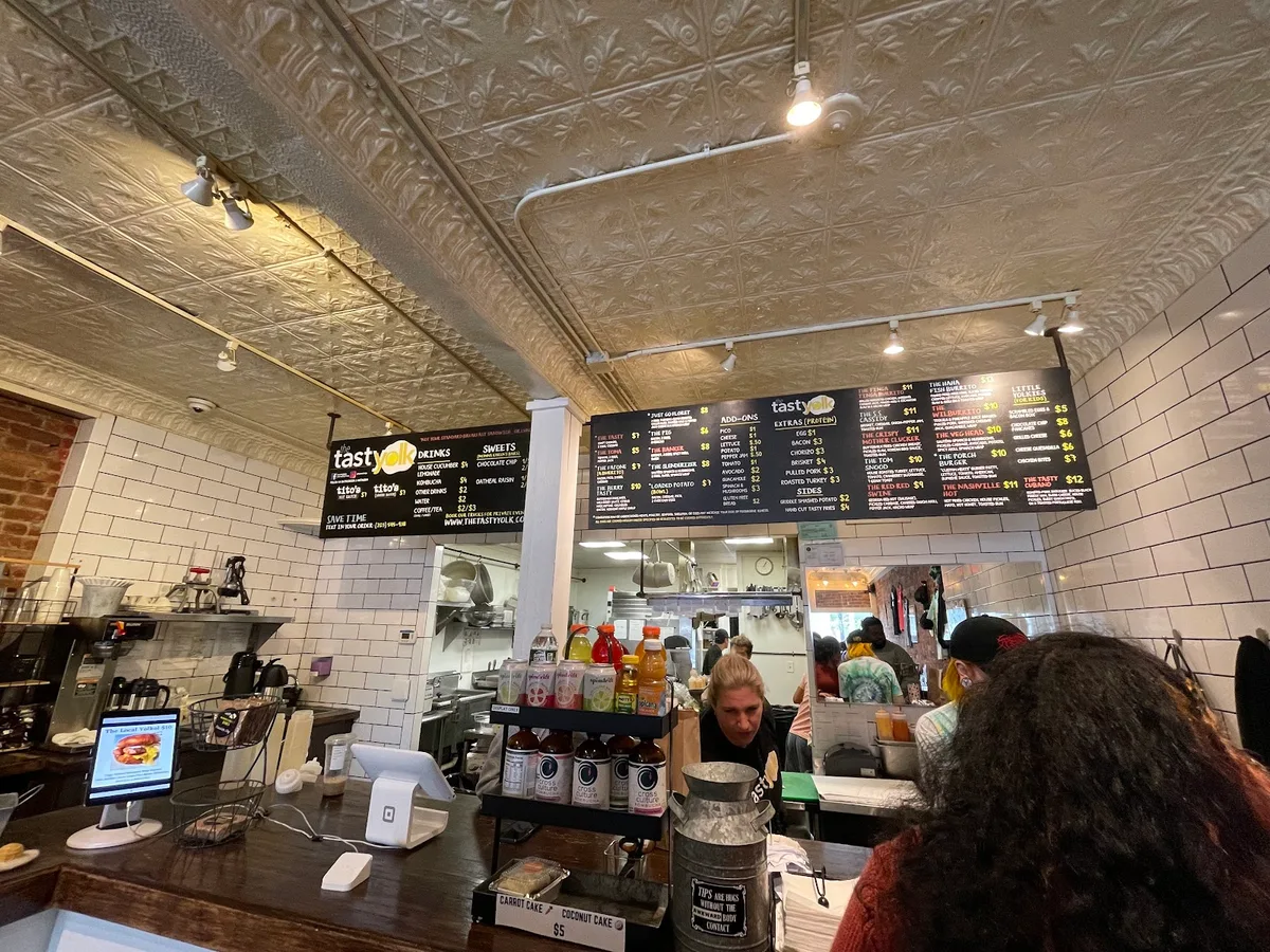 The Tasty Yolk: Restaurant Photograph