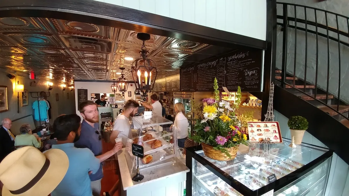 The French Market Creperie Downtown: Restaurant Photograph