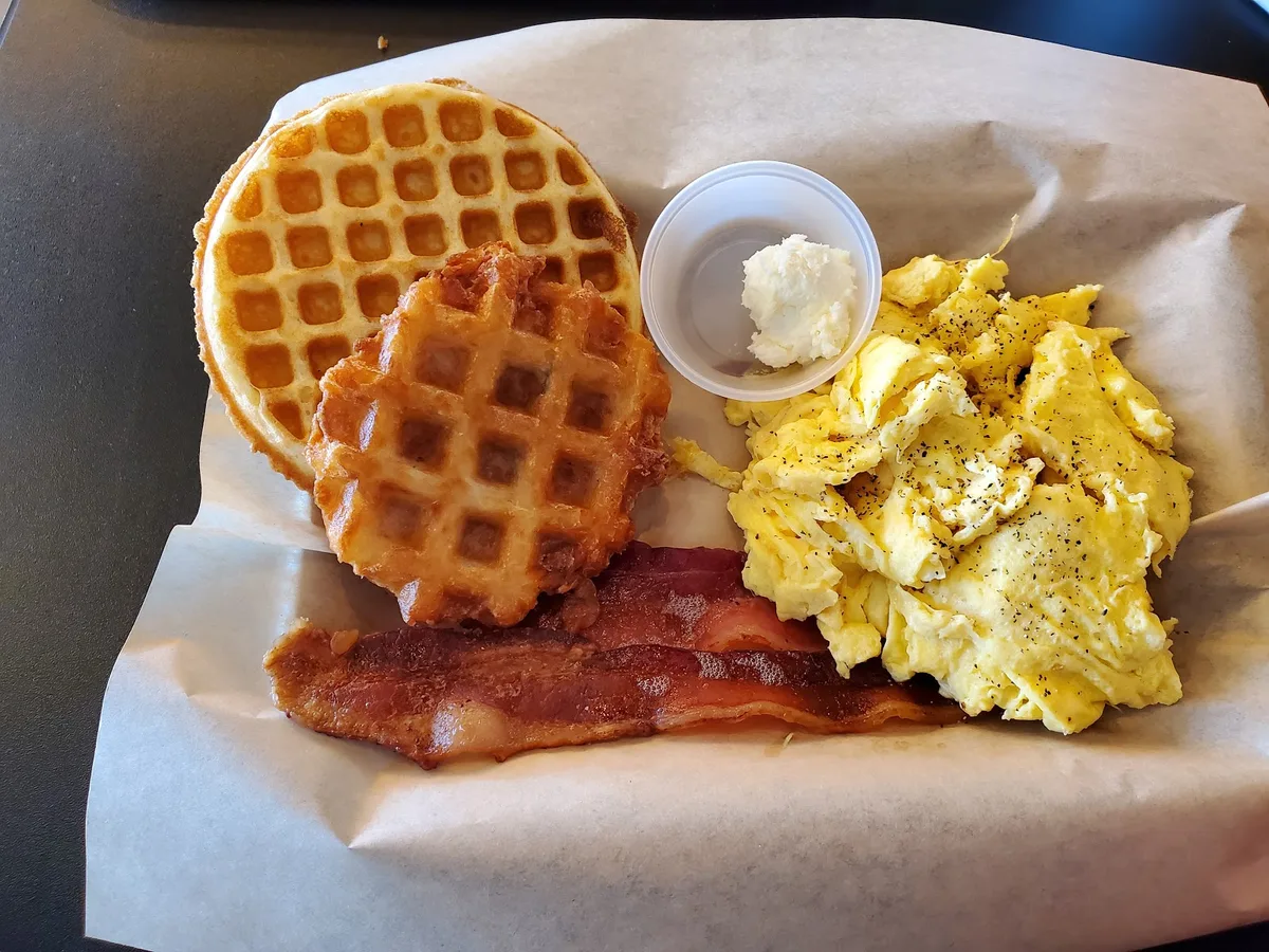 Golden Waffle Company: Restaurant Food And Dining Photo