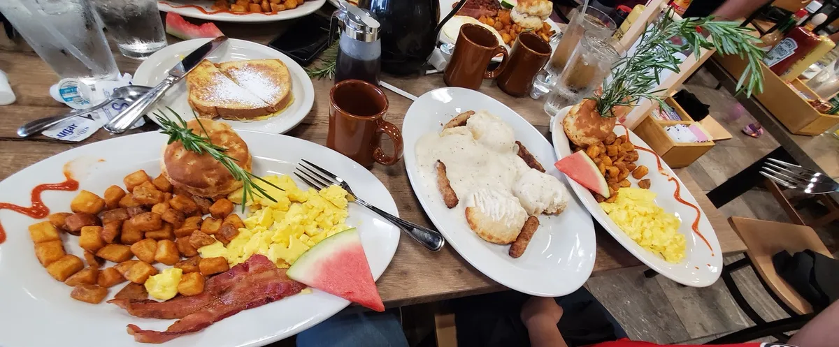 Chops & Eggs: Restaurant Food And Dining Photo